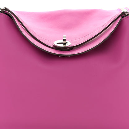 Hermes Swift Epsom Lindy 30 Tressage De Cuir Magnolia Bleu Saphir Craie 8 of 11