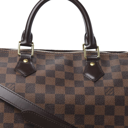 Louis Vuitton Damier Ebene Speedy Bandouliere 30 10 of 11
