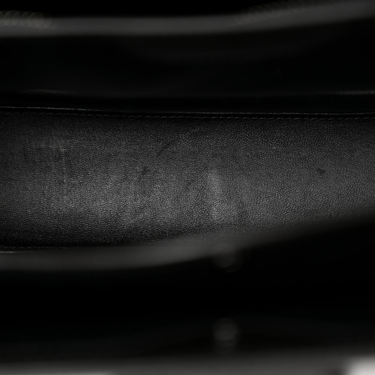 Boarded Dyana Lux Calfskin Web Monochrome Medium Bamboo 1947 Top Handle Bag Black