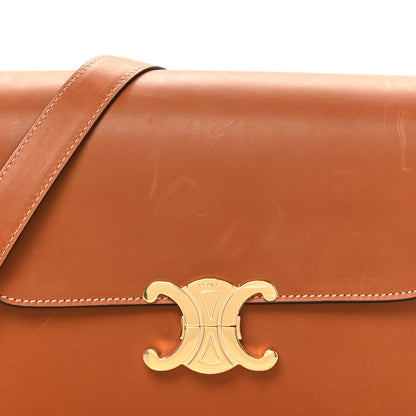 Celine Natural Calfskin Medium Triomphe Tan 6 of 9