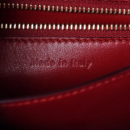 Celine Smooth Calfskin Small Classic Box Flap Bag Red 7 of 13