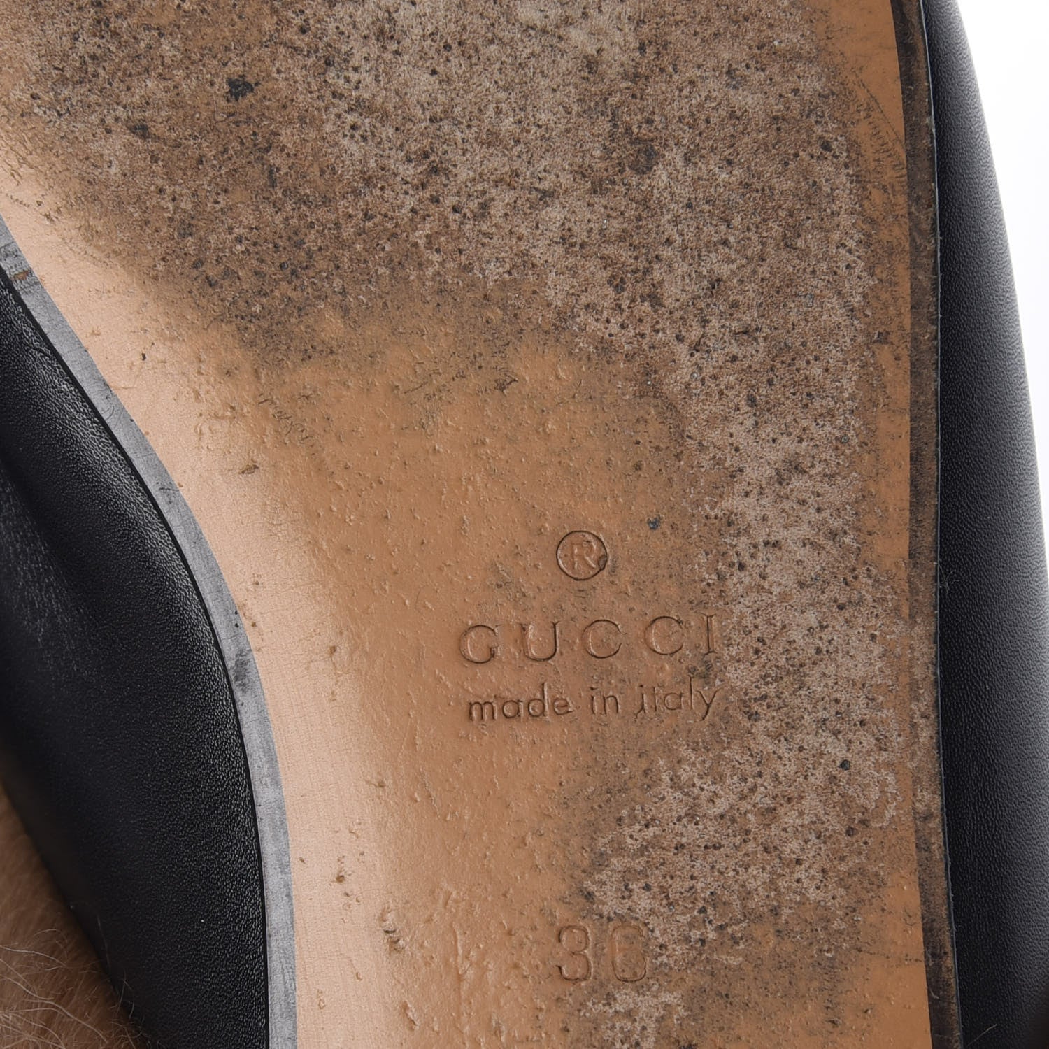 Gucci Calfskin Fur Tiger Embroidered Womens Princetown Slippers 36 Black 9 of 16