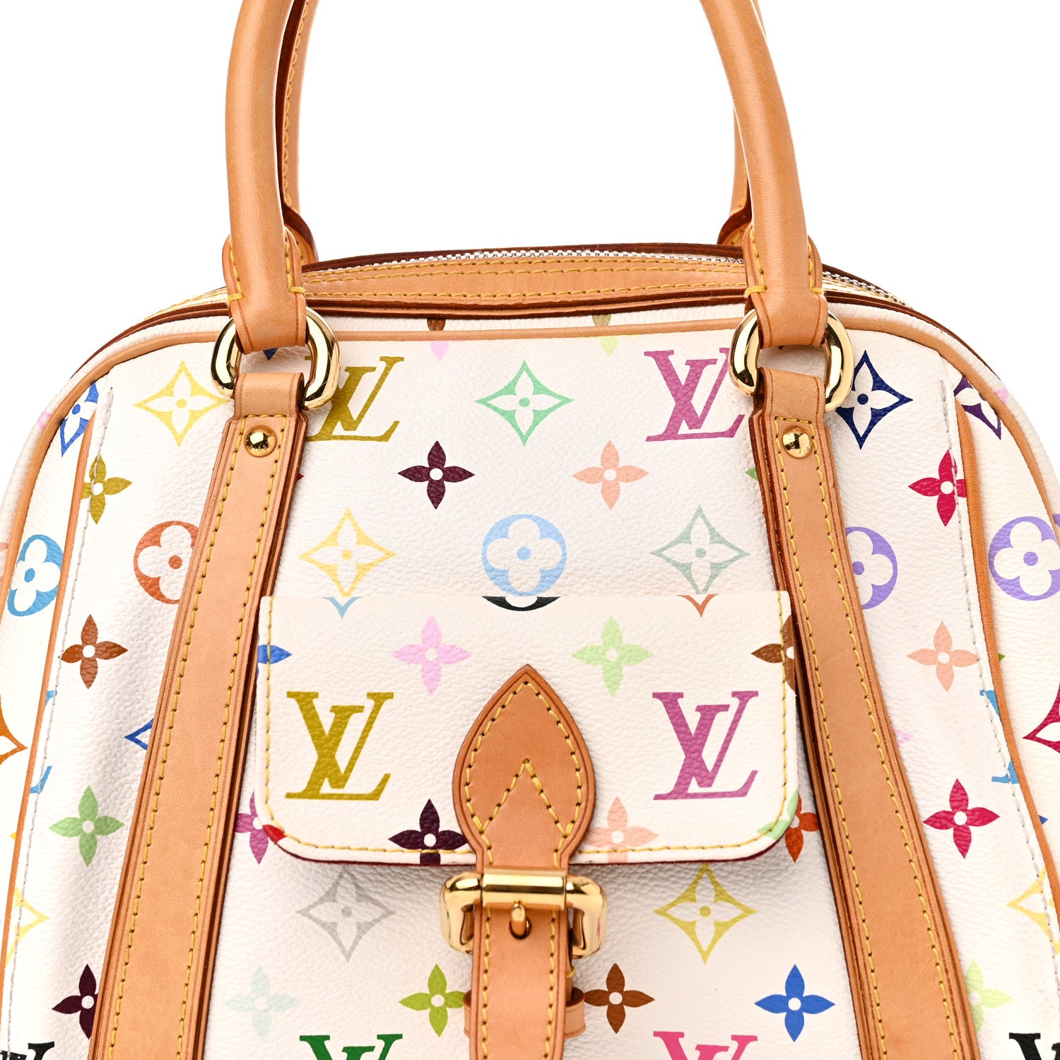 Louis Vuitton Monogram Multicolor Priscilla White 8 of 11