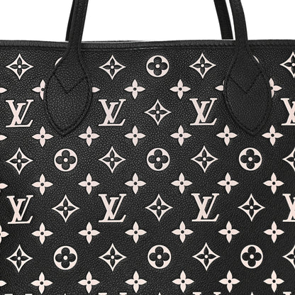 Louis Vuitton Empreinte Spring In The City Neverfull MM Black White Pink 7 of 9