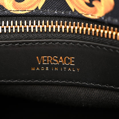 Versace Canvas Baroque Print Medusa Small Black 6 of 11