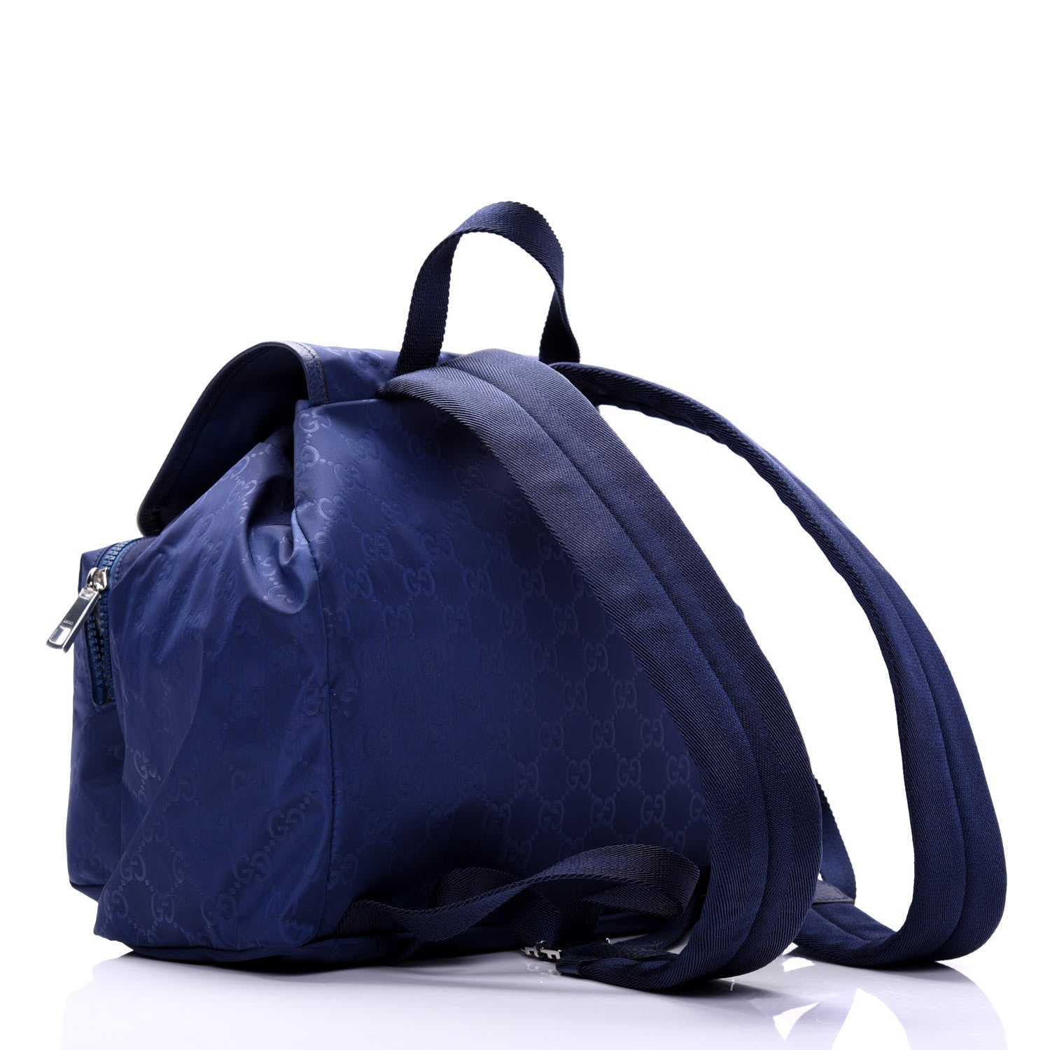 Gucci Nylon Monogram Medium Light Single Buckle Backpack Tide 2 of 12