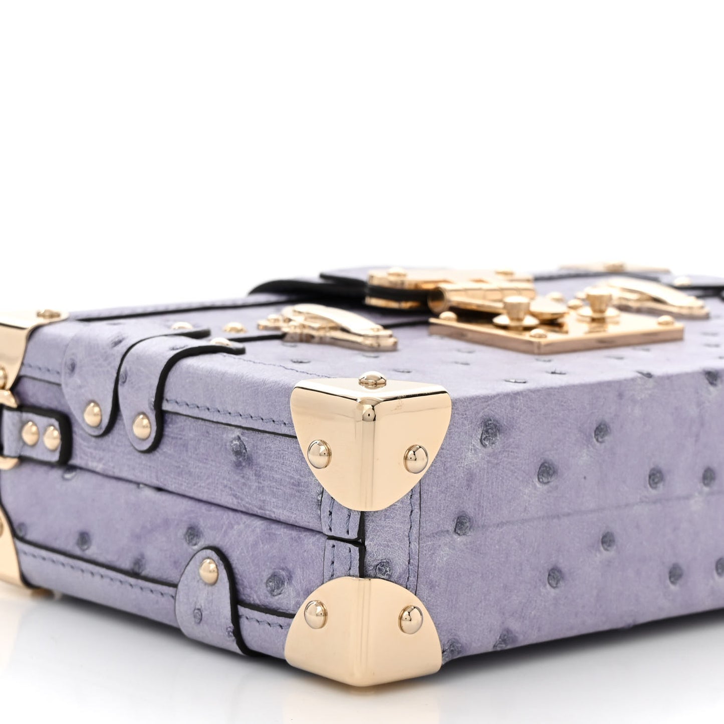 Ostrich Petite Malle Purple