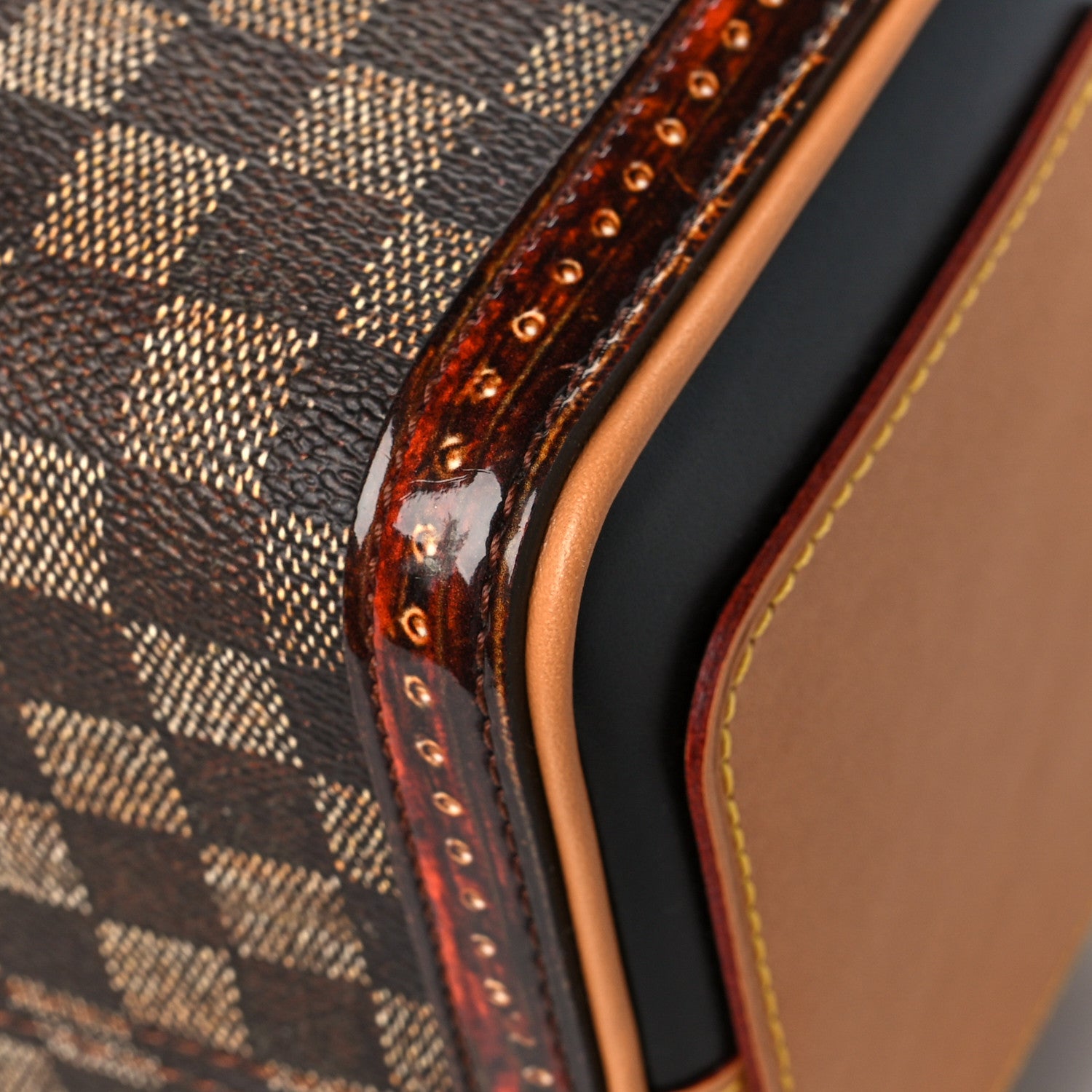 Louis Vuitton Transformed Damier Ebene Time Trunk Speedy Bandouliere 25 Black 10 of 11