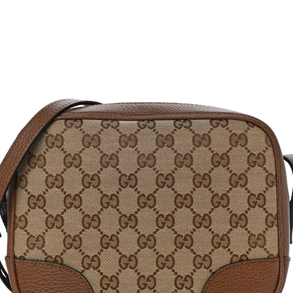 Gucci Monogram Mini Bree Messenger Bag Beige Tabacco 9 of 12