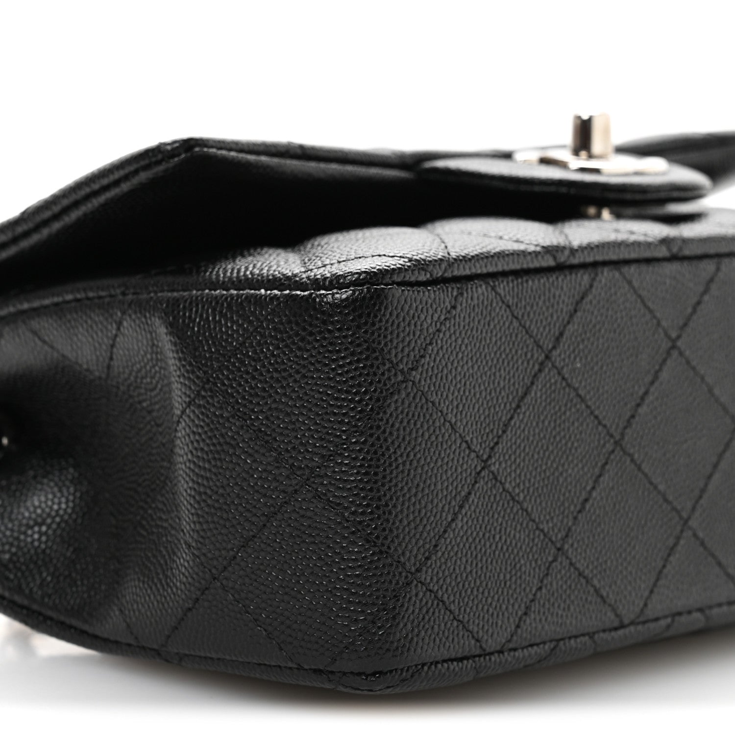 Chanel Caviar Quilted Mini Rectangular Flap Black 9 of 11