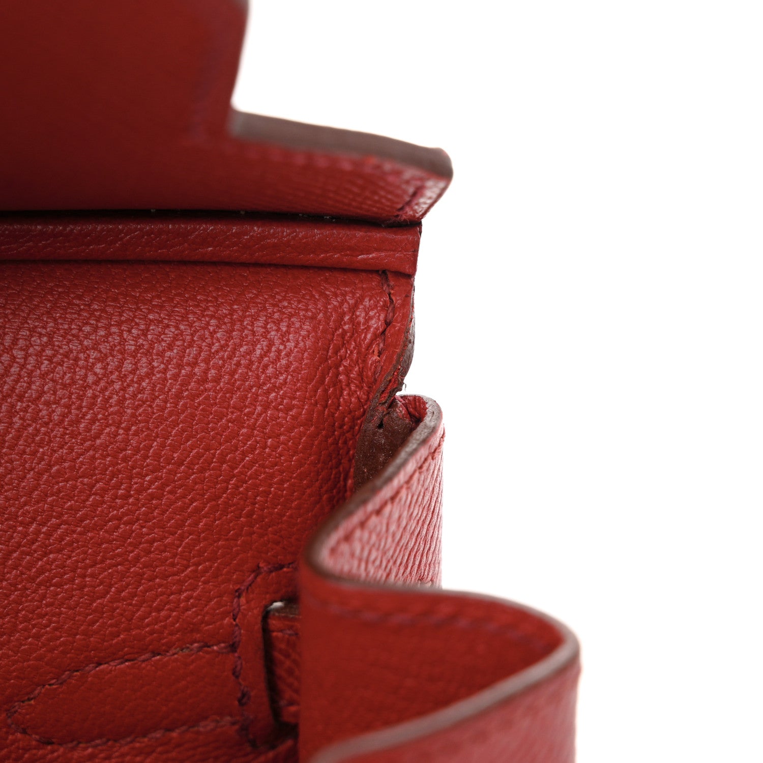 Hermes Epsom Birkin 25 Rouge Garance 11 of 17