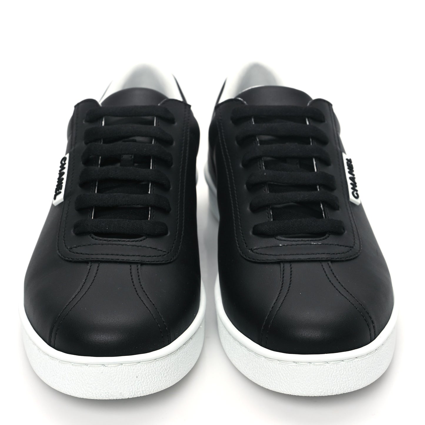 Calfskin CC Womens Sneakers 41 Black