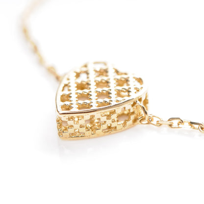 Gucci 18K Yellow Gold Diamantissima Heart Bracelet 4 of 7