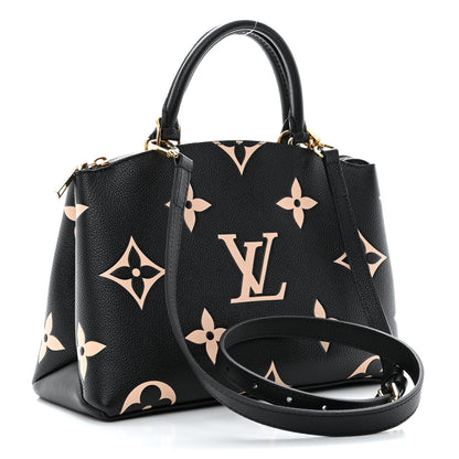 Louis Vuitton Empreinte Monogram Giant Petit Palais Black Beige 3 of 9