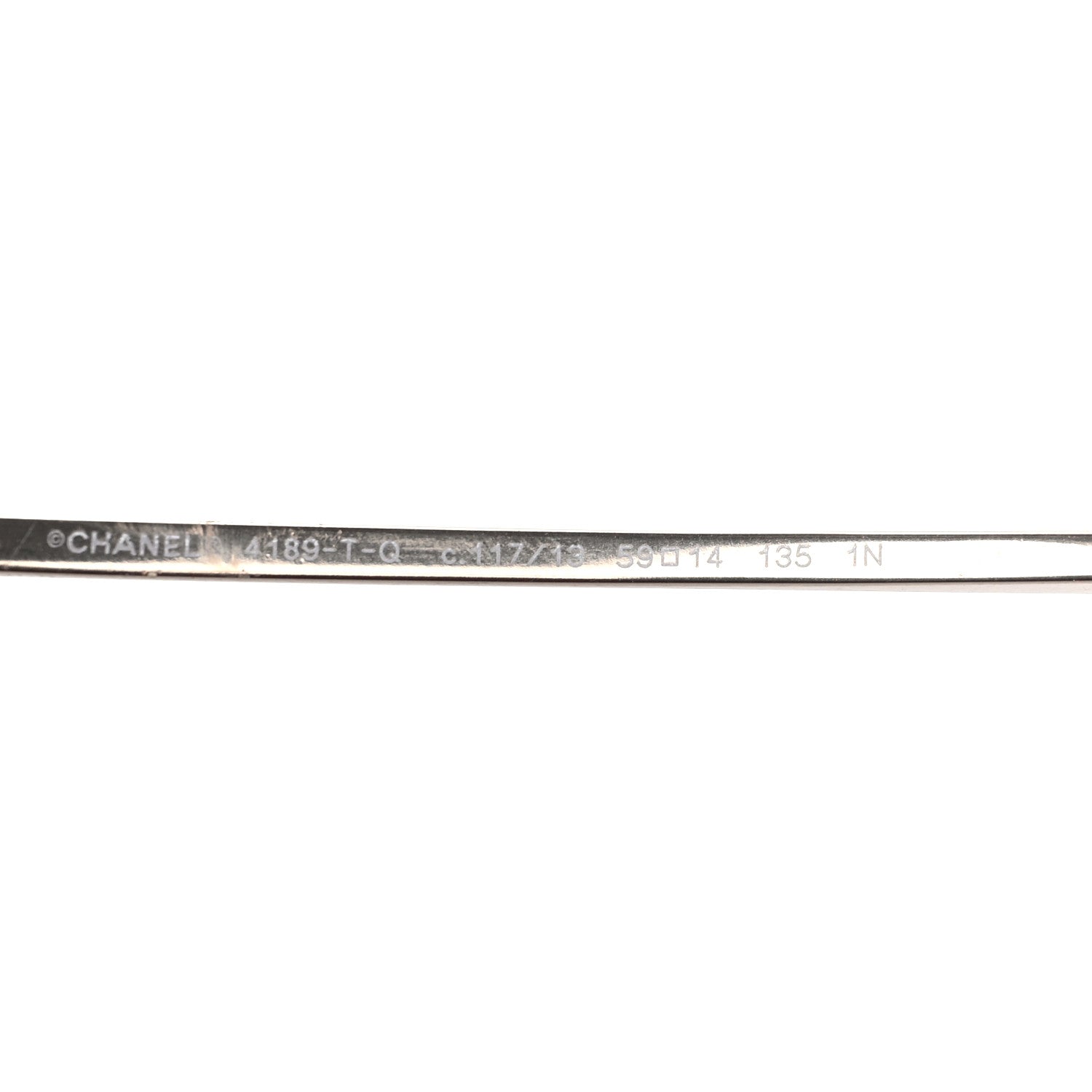 Chanel Metal Aviator CC Sunglasses 4189-T-Q Pink 6 of 6