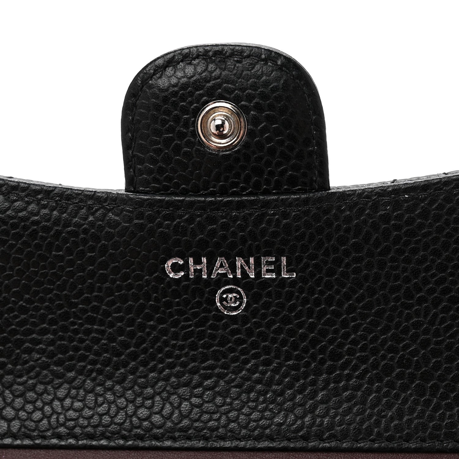 Chanel Caviar Quilted Compact Flap Wallet Black 6 of 11