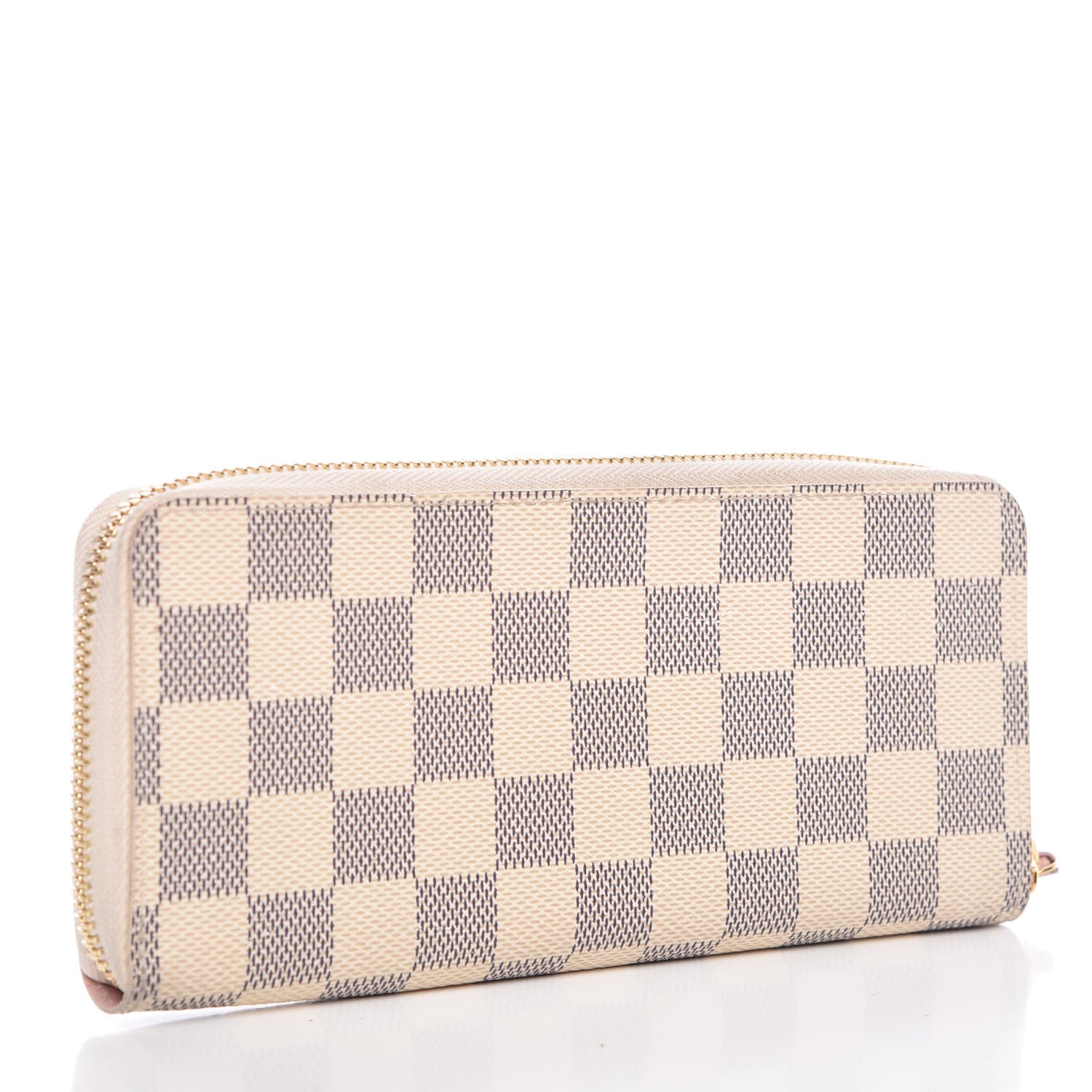 Louis Vuitton Damier Azur Clemence Wallet Rose Ballerine 3 of 11