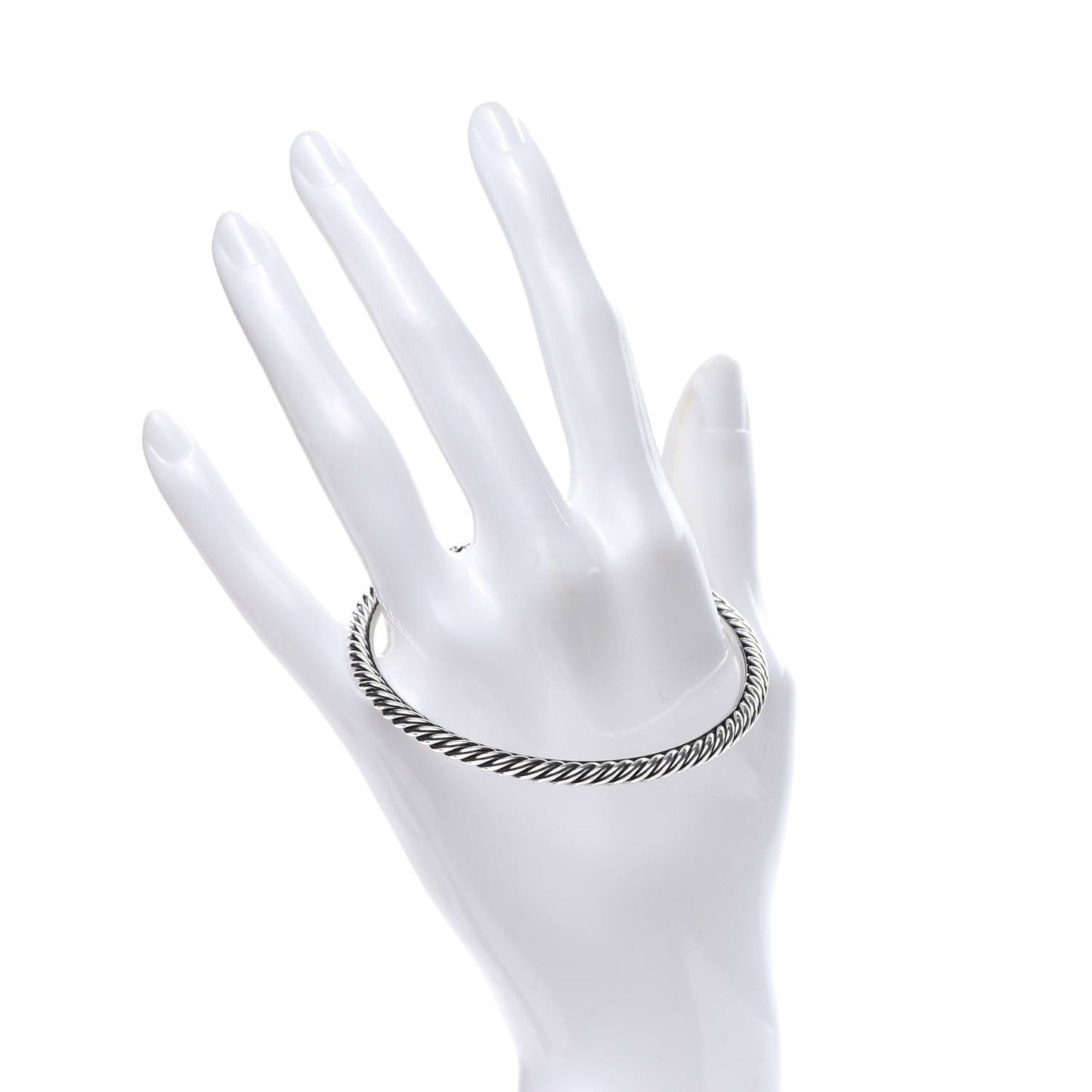 Sterling Silver 4mm Cable Classics Bangle Bracelet