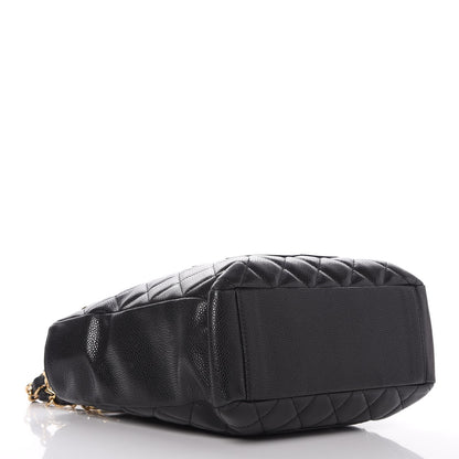 Chanel Caviar Quilted Petit Shopping Tote PST Black 4 of 11