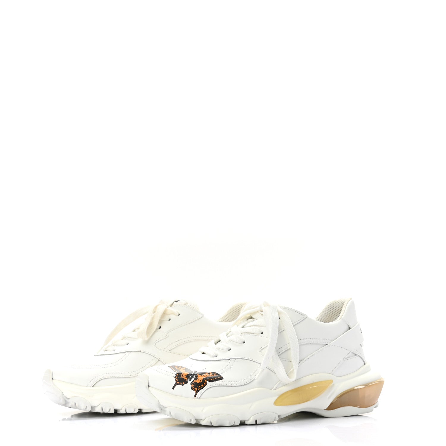 Valentino Garavani X UNDERCOVER Calfskin Womens Lovers Bounce Sneakers 38 White Multicolor 3 of 10
