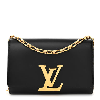 Louis Vuitton Calfskin Chain Louise GM Black 1 of 14