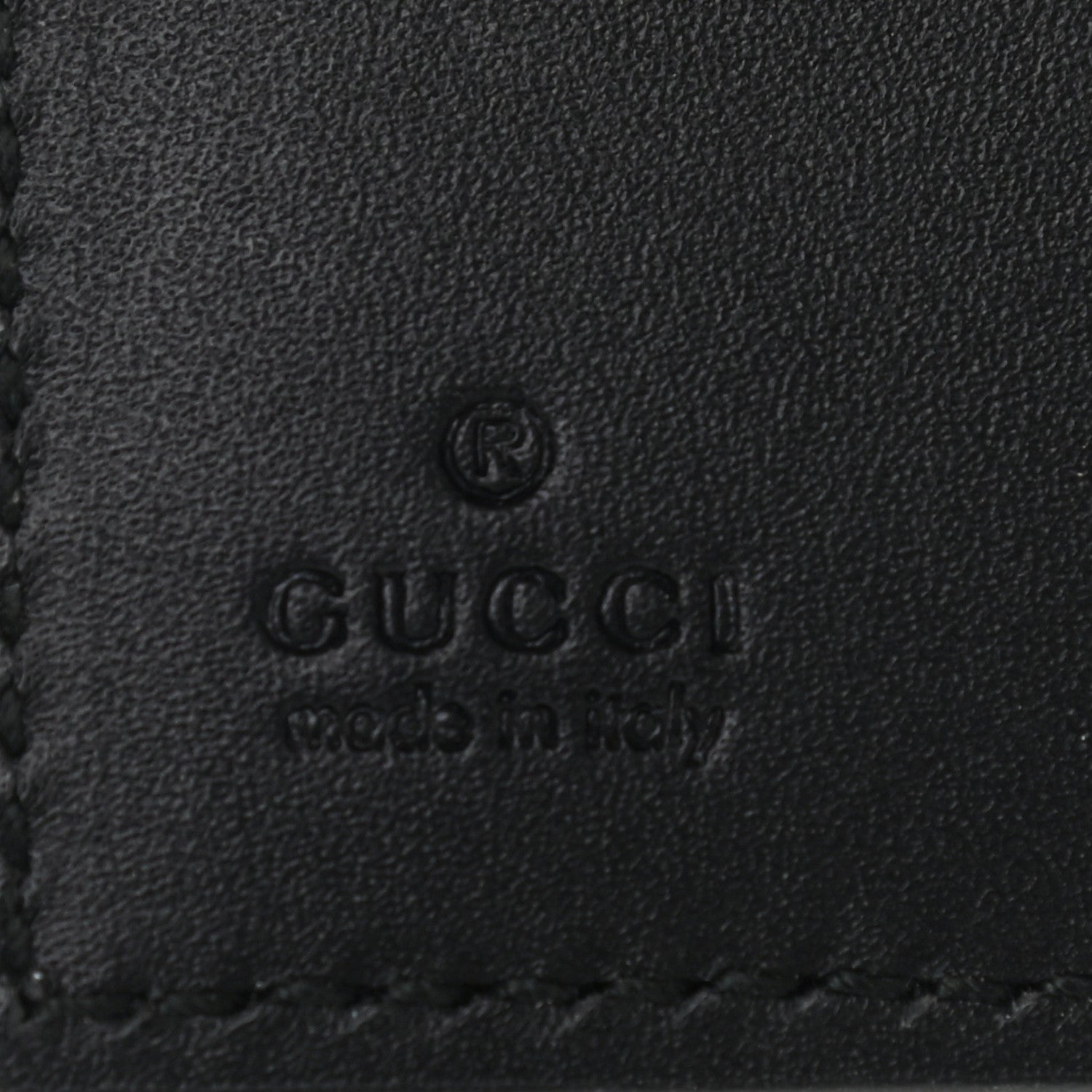 Gucci Calfskin Sylvie Wallet Black 5 of 6