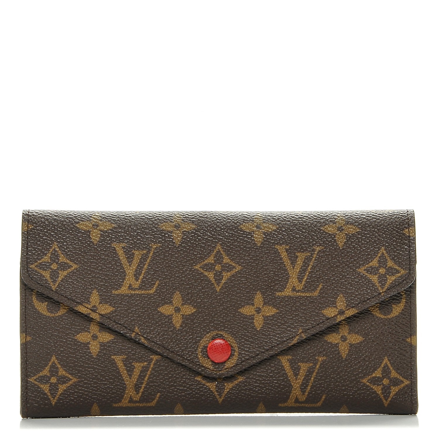 Louis Vuitton Monogram Josephine Wallet Red 1 of 8