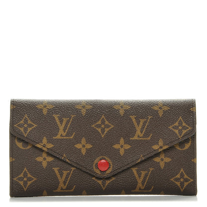 Louis Vuitton Monogram Josephine Wallet Red 1 of 8