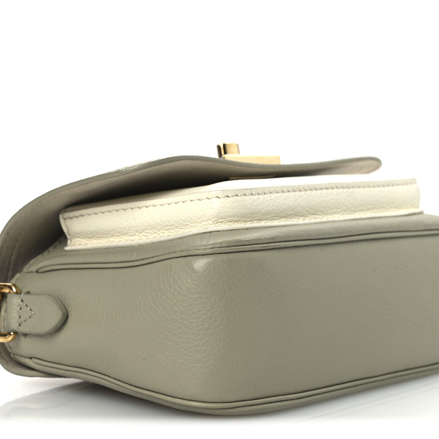 Louis Vuitton Grained Calfskin Lockme Tender Asnieres Green 8 of 13