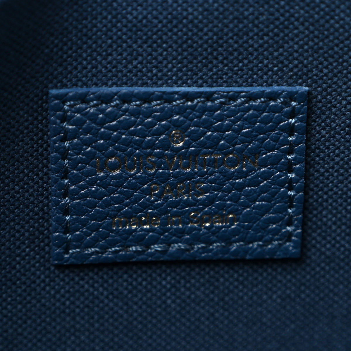 Louis Vuitton Empreinte Monogram Giant Felicie Pochette Chain Wallet Gradient Blue 7 of 10