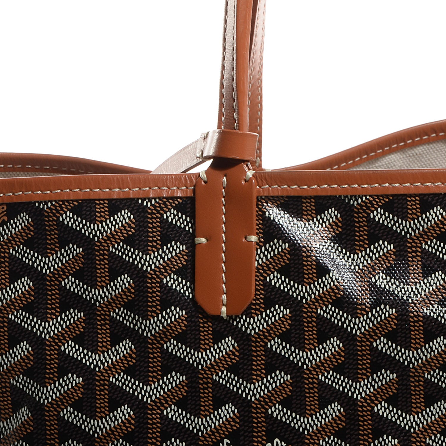 Goyard Goyardine Saint Louis GM Black Gold 10 of 10