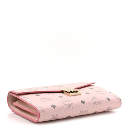 MCM Visetos Medium Patricia Wallet On Chain Soft Pink 4 of 11