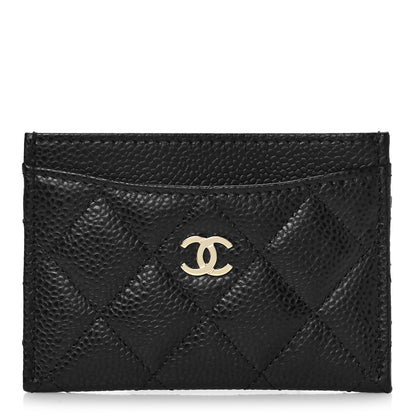 Chanel Caviar Quilted Card Holder Black 1 of 11
