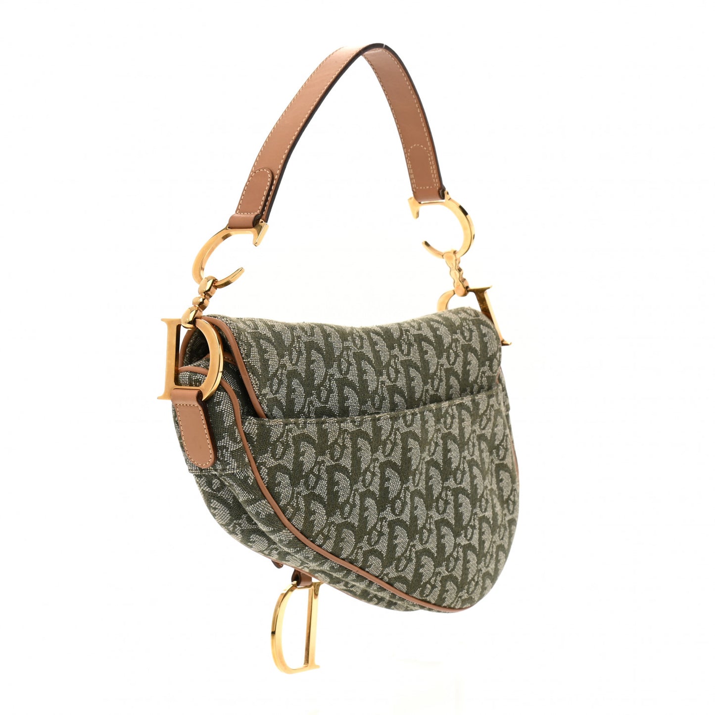 Monogram Saddle Bag Green