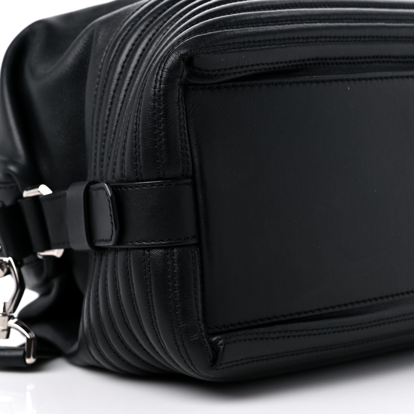 Calfskin Medium Biker Nightingale Black