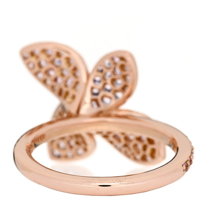 Pasquale Bruni 18K Rose Gold Pink Sapphire Petit Garden Ring 52 6 4 of 6