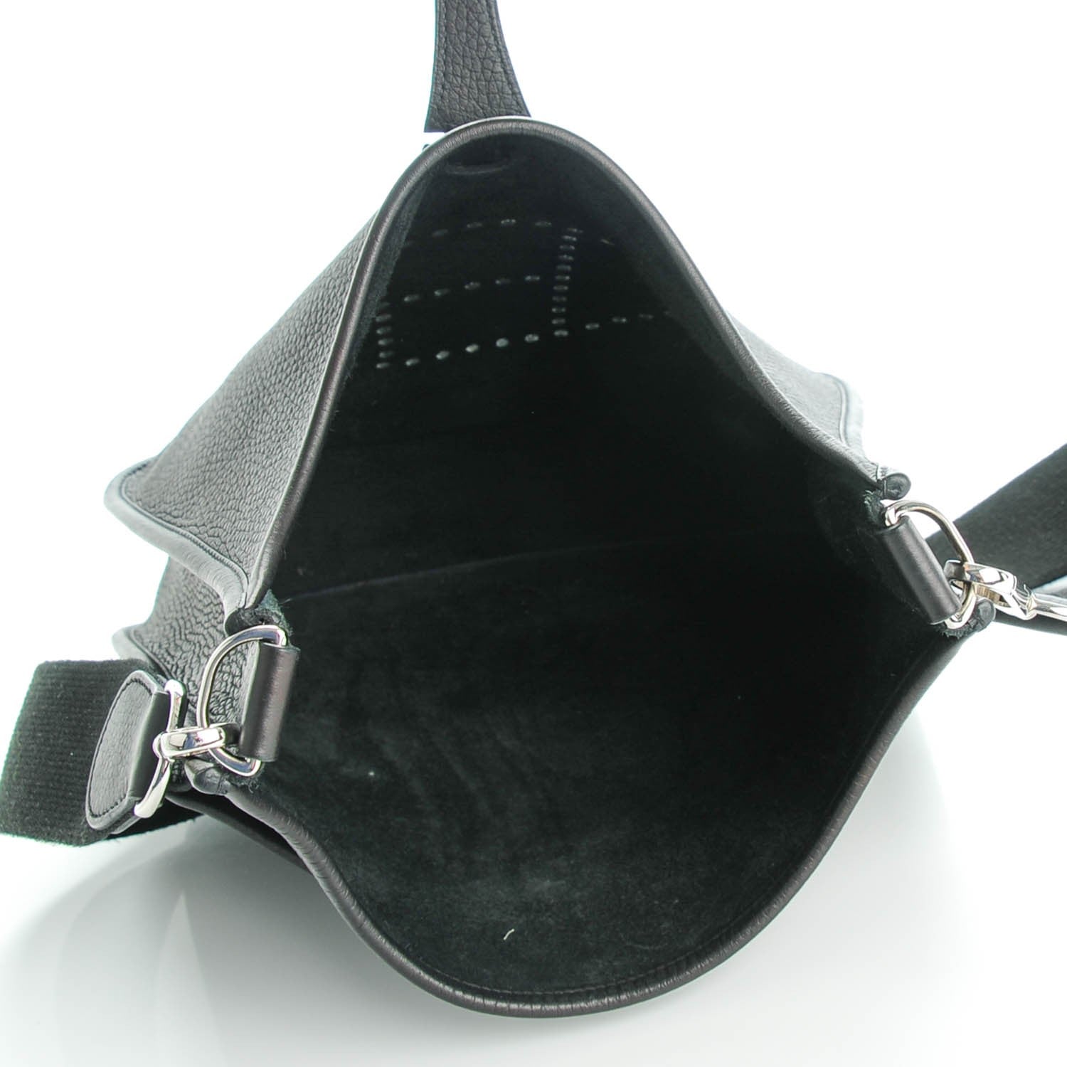 Hermes Taurillon Clemence Evelyne III PM Black 5 of 7