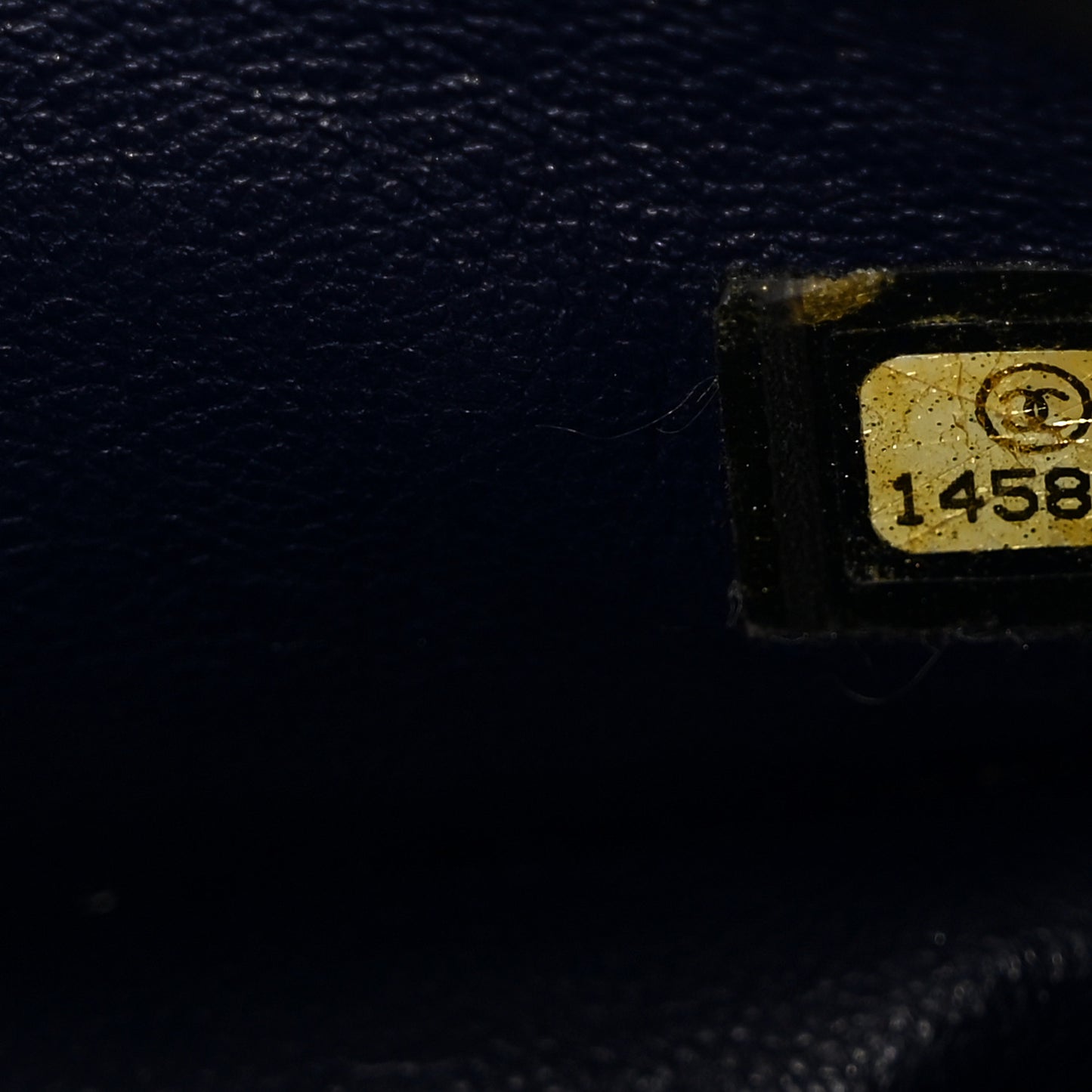 Distressed Patent Quilted 2.55 Reissue 226 Flap Blue