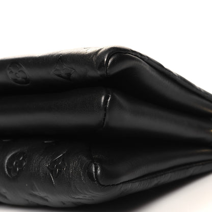 Louis Vuitton Lambskin Embossed Monogram Coussin PM Black 11 of 11