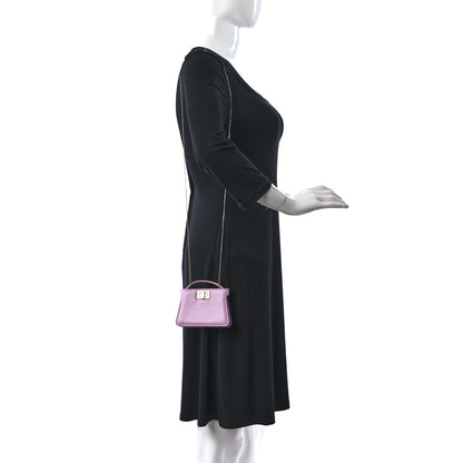 Fendi Nappa Sigma Pico Peekaboo Charm Lavanda 2 of 10