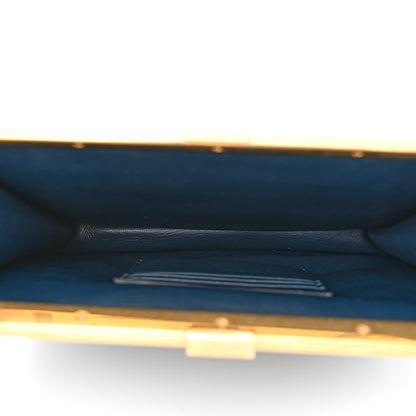 Celine Lizard Mini Clasp Bag Blue 5 of 10