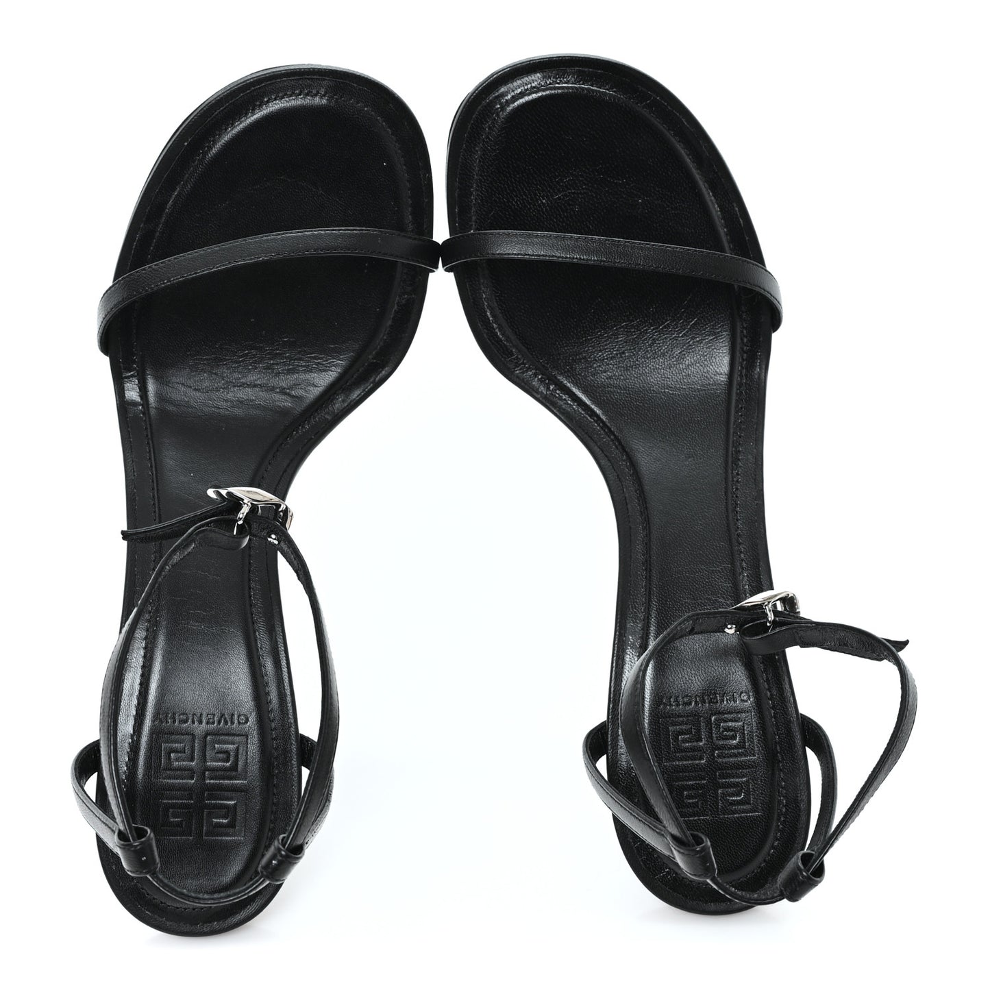 Smooth Nappa G Cube 105mm Sandals 40 Black