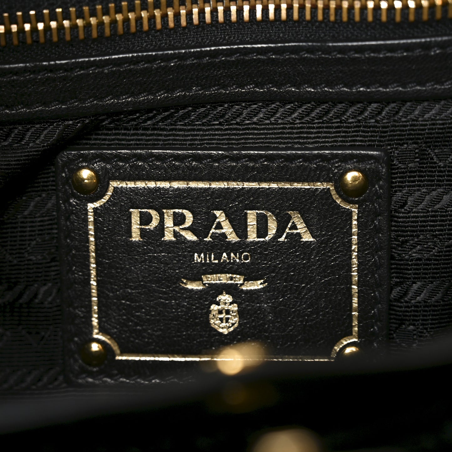 Nappa Antique Drawstring Tote Black
