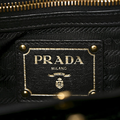 Prada Nappa Antique Drawstring Tote Black 6 of 9