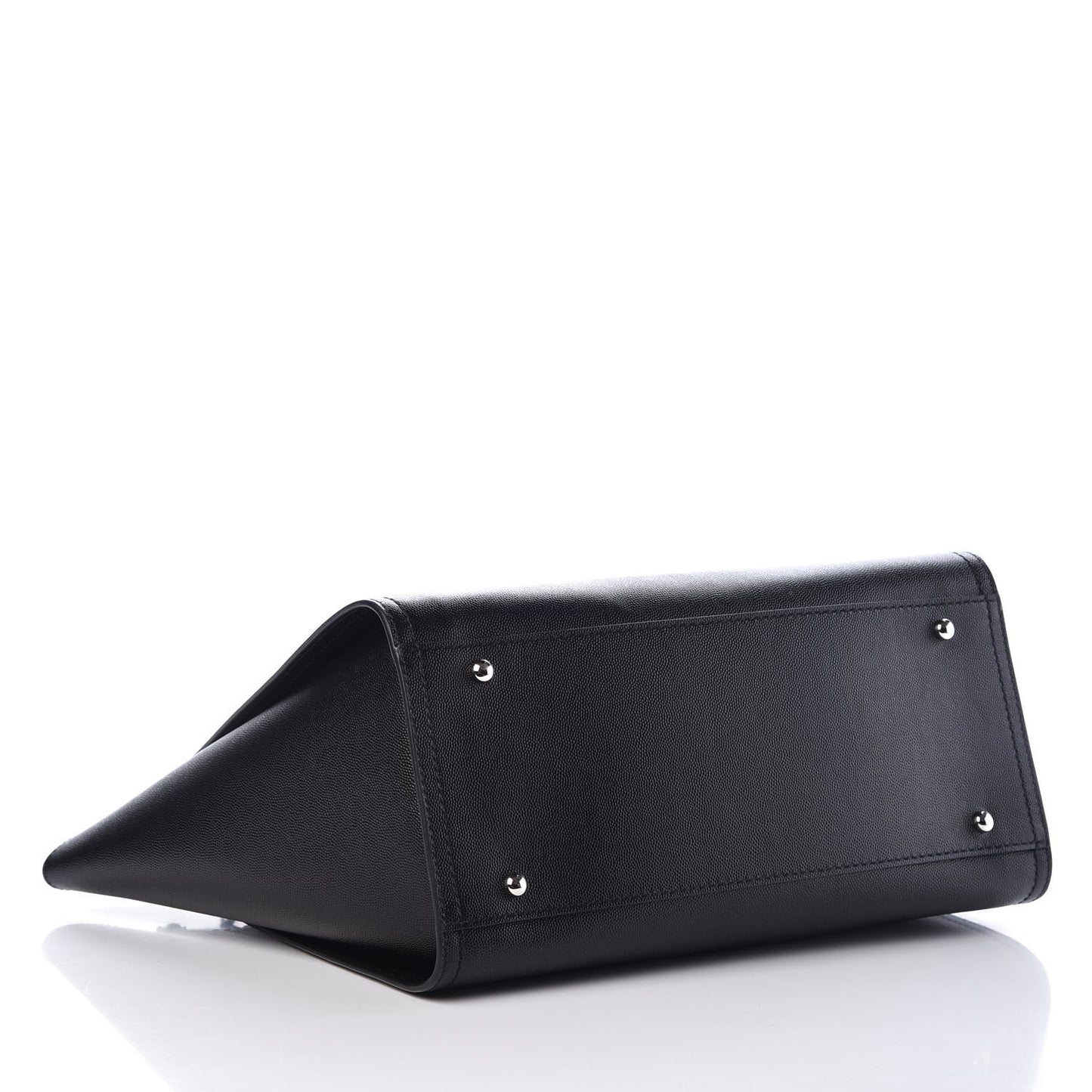 Caviar Small Studded Deauville Tote Black