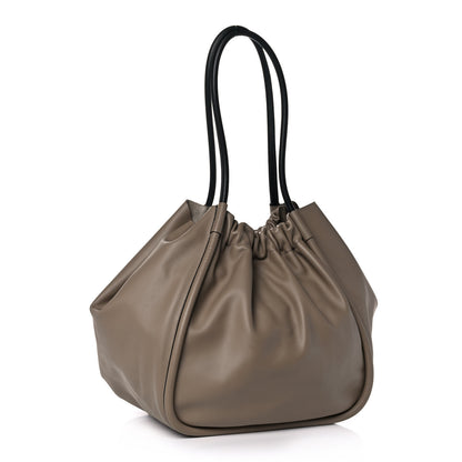 Proenza Schouler Calfskin XL Ruched Tote Light Taupe 3 of 12