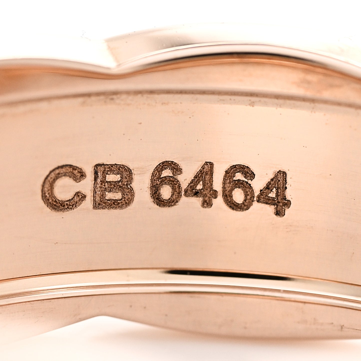 18K Beige Gold Diamond Small Coco Crush Ring 55 7.25