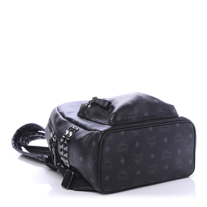 MCM Visetos Small Side Stud Stark Backpack Black 3 of 6