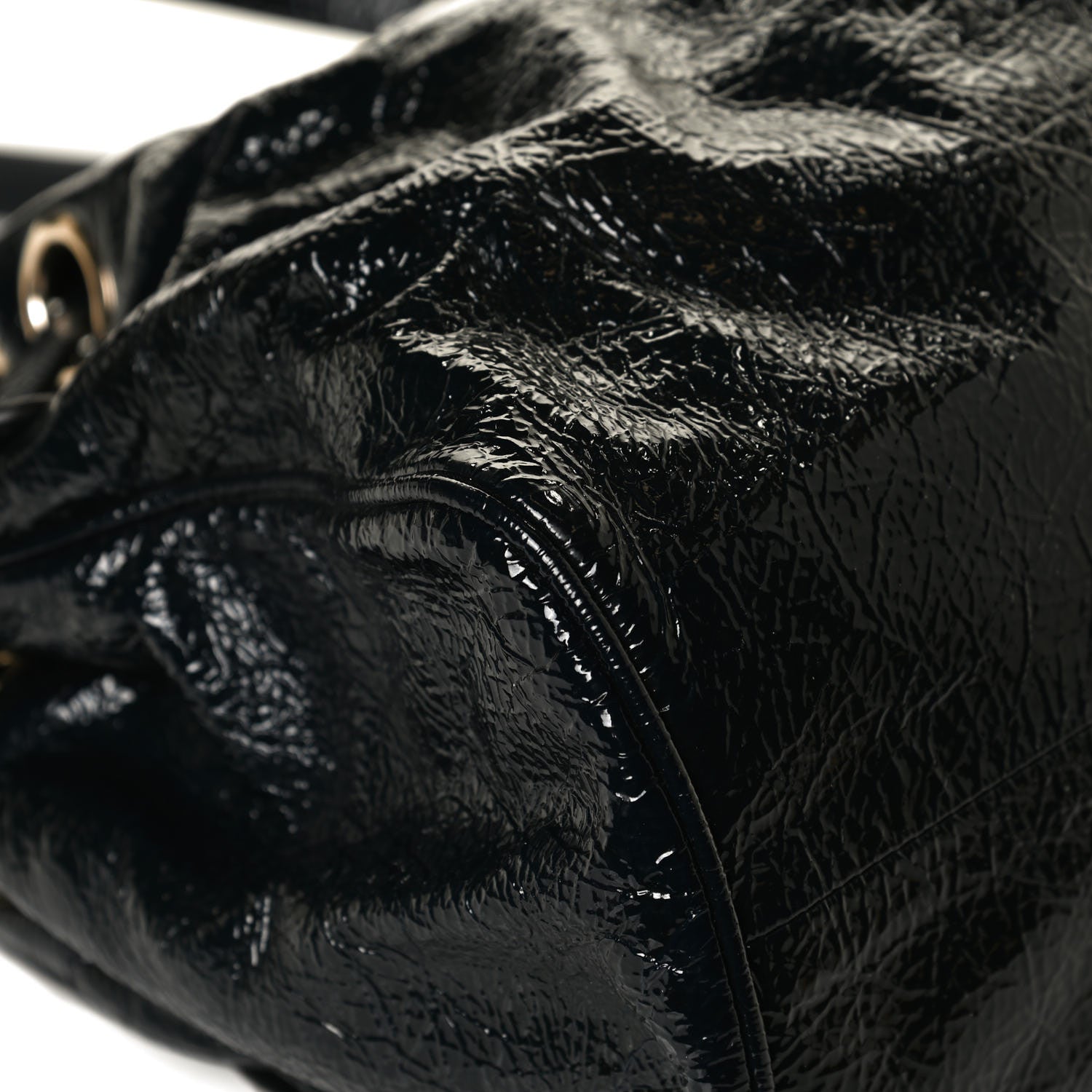 Jimmy Choo Crushed Patent Riki Bag Blue 11 of 14