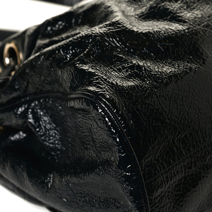 Jimmy Choo Crushed Patent Riki Bag Blue 11 of 14